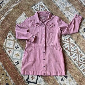 Faherty mauve denim dress